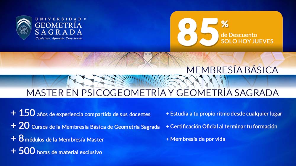 Membresia Master de Psicogeometria y Geometria Sagrada + Membresia Basica